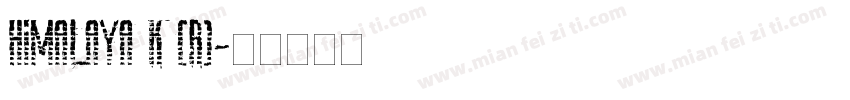 Himalaya K (R)字体转换